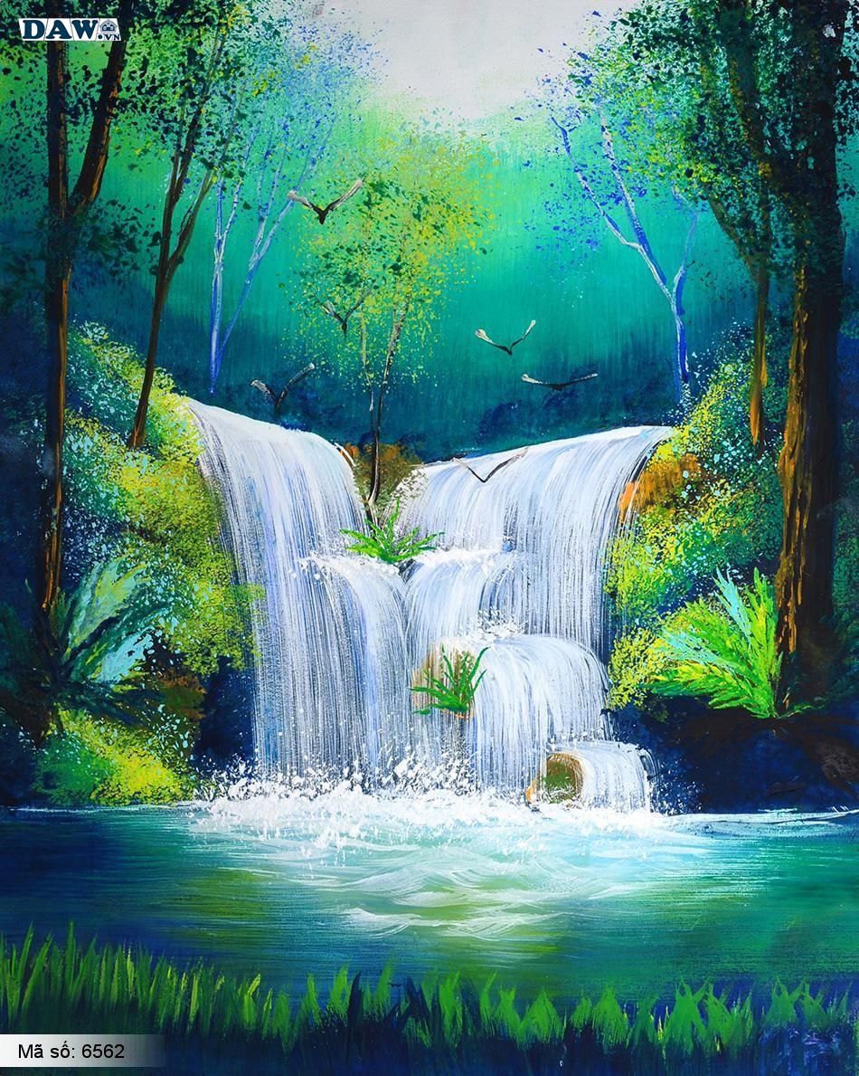 Mách bạn hơn 97 vẽ tranh phong cảnh thác nước hay nhất  Tin Học Vui